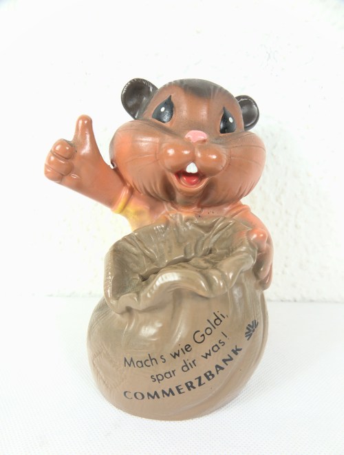 Bild 1 von 80er Spardose Hamster Commerzbank