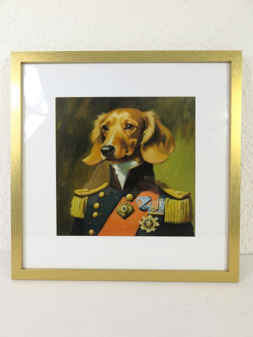 Bild 1 von Kunstdruck Dackel, Hundeportrait, Dackelbild