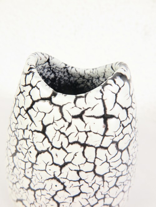 Bild 3 von 60er Keramik Vase Eierschalenoptik , Jasba