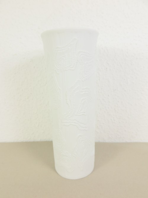 70er Bisquitporzellan Vase, Kaiser Porzellan