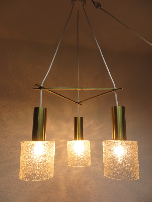 Bild 4 von 70er Hängelampe, Kaskadenlampe, Dekenlampe Glas