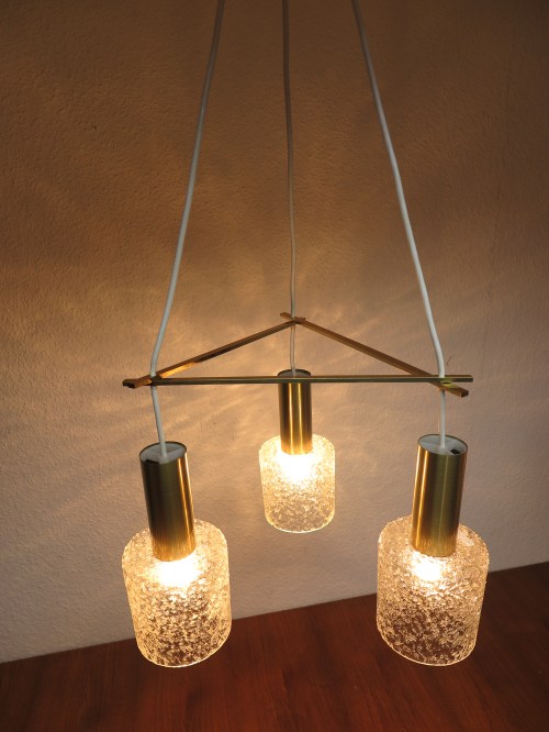 Bild 5 von 70er Hängelampe, Kaskadenlampe, Dekenlampe Glas