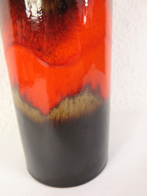 Bild 3 von 70er Scheurich Keramik Vase Orange