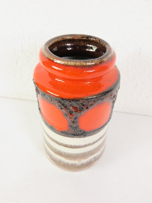 Bild 2 von 70er Vase Keramik, Orange