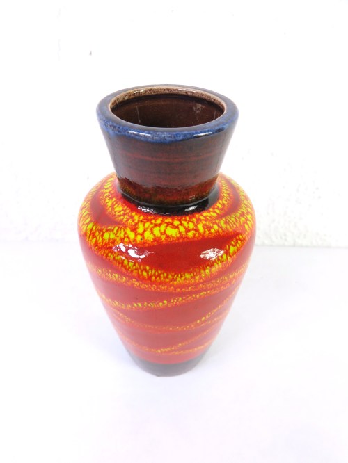 Bild 2 von 70er Vase  Orange