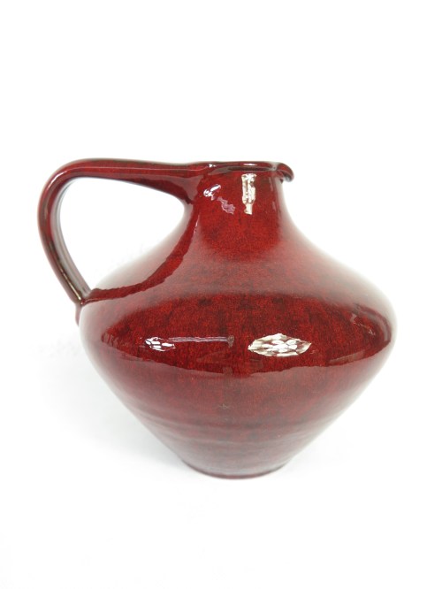 Bild 3 von 70er Vase Keramik Rot, Elly und Wilchelm Kuch