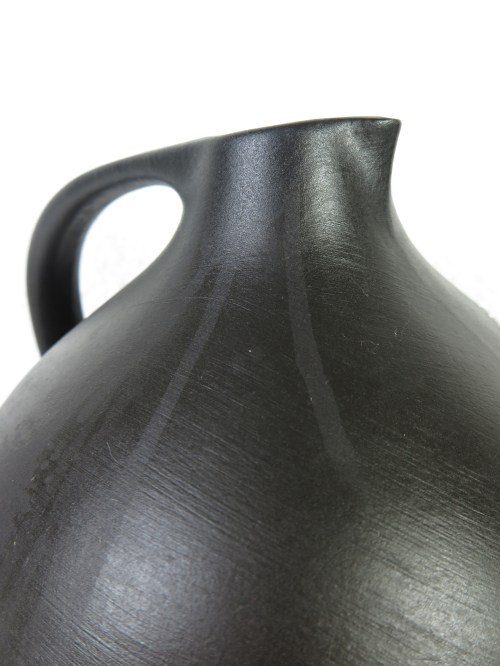 Bild 6 von 50er Ruscher Vase Keramik, Kranich Vase, Schwarz