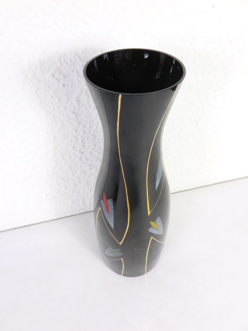 Bild 2 von 80er Vase, schwarze Glasvase. Arnstadt Vase?