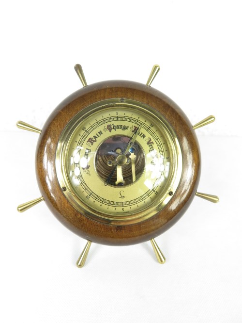 50er Barometer Steuerrad