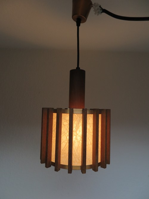 Bild 4 von 60er Teakholz Lampe