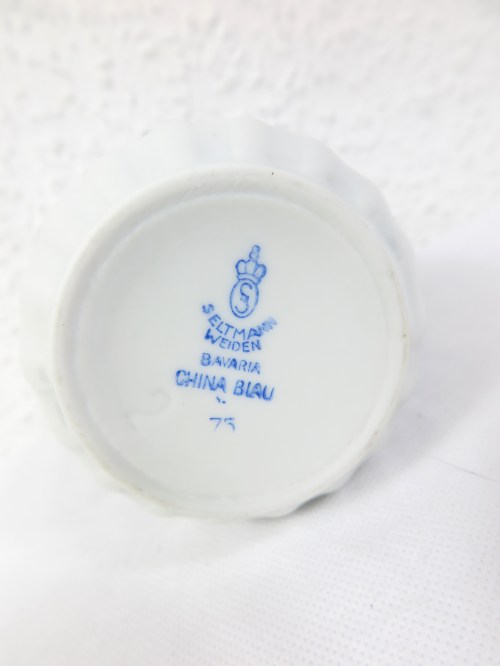 Bild 3 von 50er Sahnekännchen, Milchkännchen, Seltmann und Weiden, China Blau