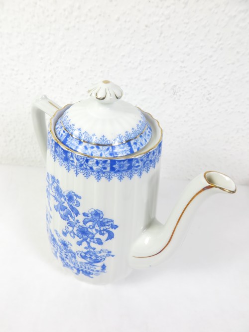 Bild 3 von 30er China Blau Kaffeekanne, Teekanne,  Echt Tuppack Tiefenfurt