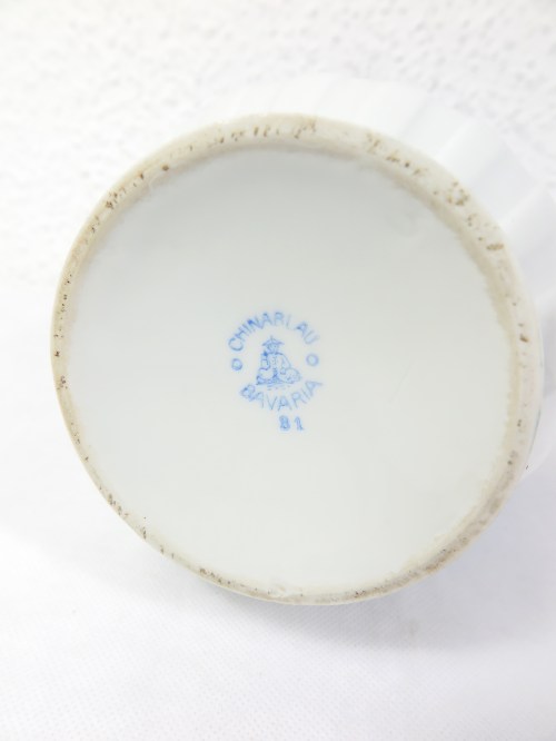 Bild 5 von 30er China Blau Kaffeekanne, Teekanne,  Echt Tuppack Tiefenfurt