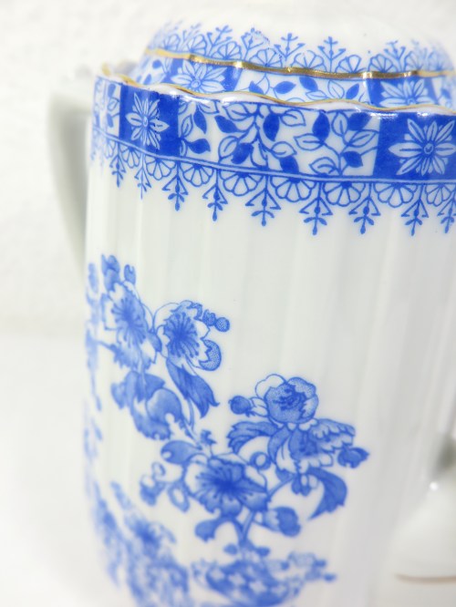 Bild 6 von 30er China Blau Kaffeekanne, Teekanne,  Echt Tuppack Tiefenfurt