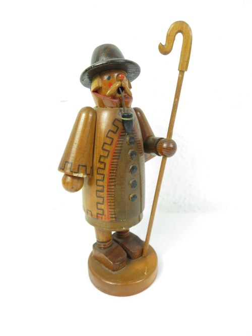 50er Räuchermännchen, Erzgebirge, Schäfer mit Pfeife