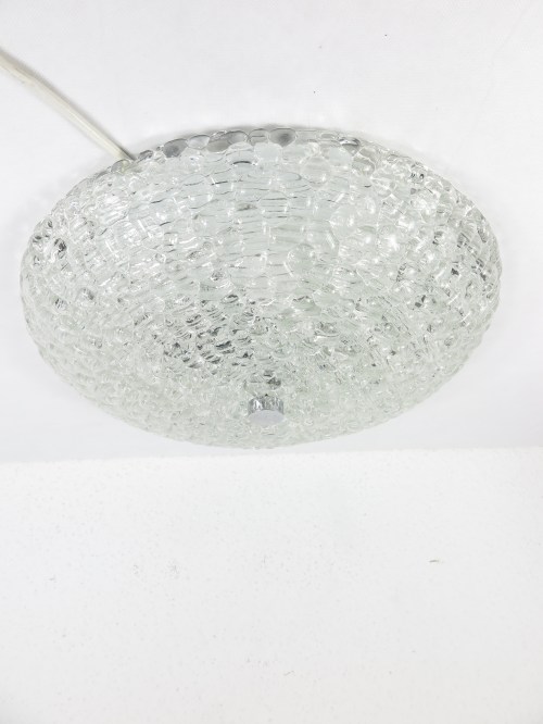 Bild 2 von 60er Dekenlampe, Wandlampe aus Glas