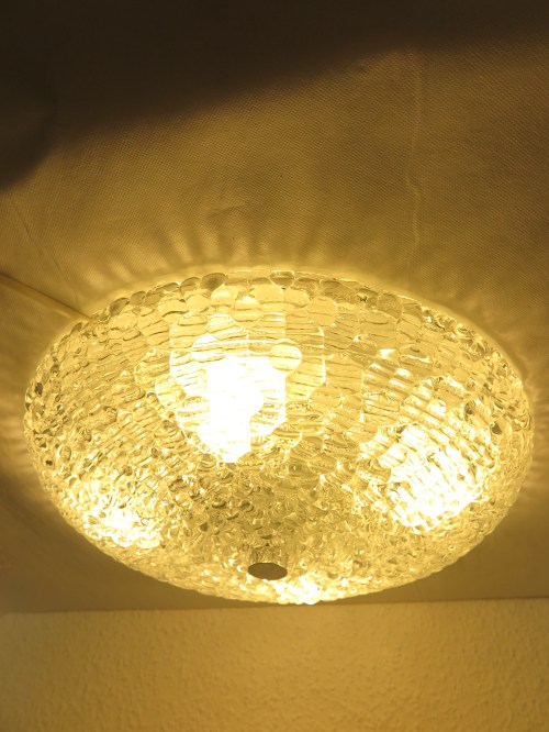 Bild 6 von 60er Dekenlampe, Wandlampe aus Glas