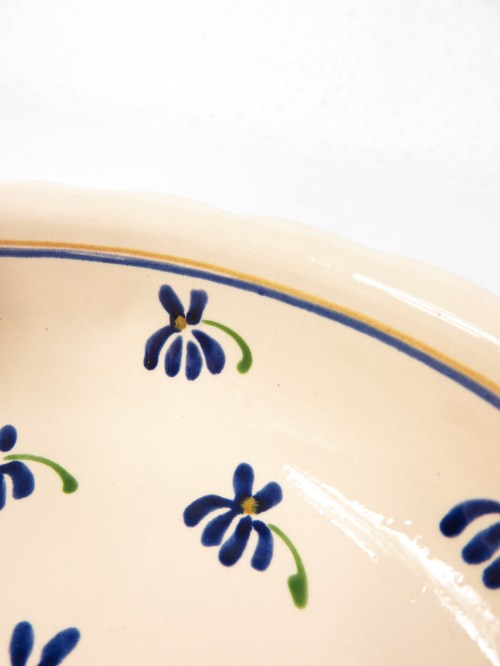 Bild 3 von um 1900 Salatschüssel, Obstschale, Steingut