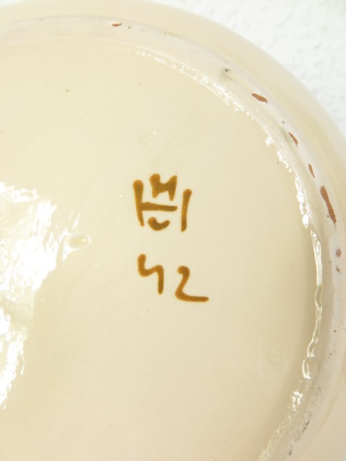 Bild 4 von um 1900 Salatschüssel, Obstschale, Steingut