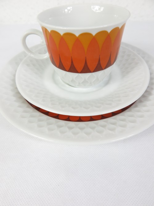 Bild 4 von 70er Kaffeeservice, Orange Porzellan Schirnding