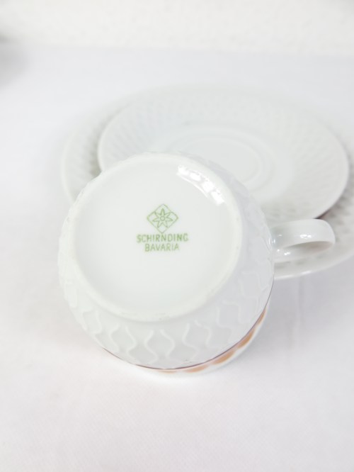 Bild 5 von 70er Kaffeeservice, Orange Porzellan Schirnding