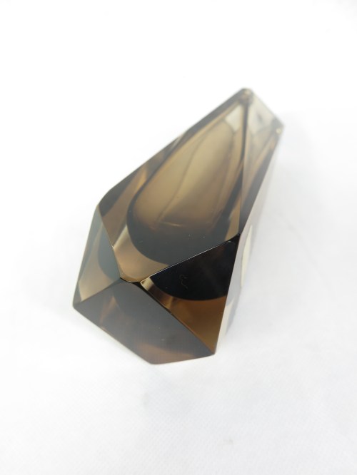 Bild 4 von 60er Vasettenvase, V. Nason, Muranoglasvase, Rauchglas
