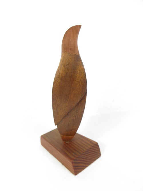 Bild 2 von 70er Holzfigur geschliffen, Adler Raubvogel