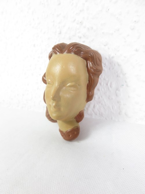 Bild 2 von 60er Wandmaske, Mädchen Keramikmaske