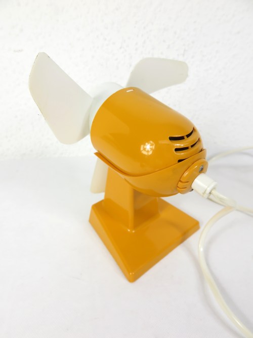 Bild 3 von 70er Ventilator, Tischwentilator Orange, Firma SHG
