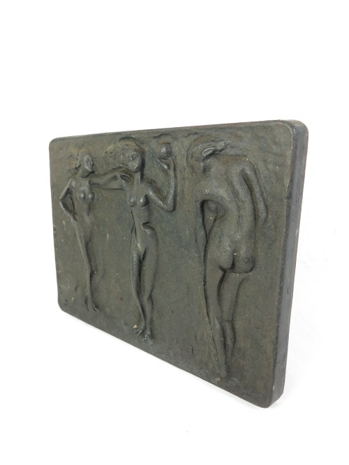 Bild 2 von 60er / 70er Wandrelief Frauen Akt,  Gusseisen
