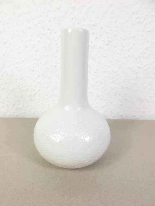 80er Porzellan Vase Thomas, weiß