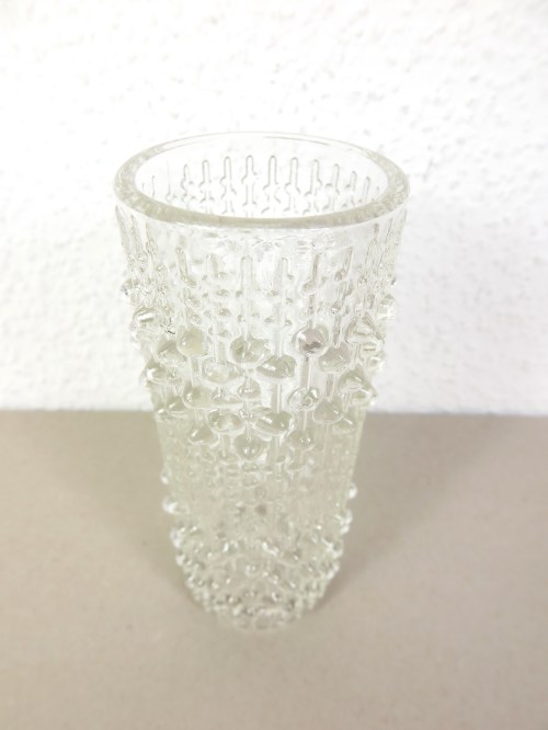 Bild 2 von 70er Glasvase Bubbleglas
