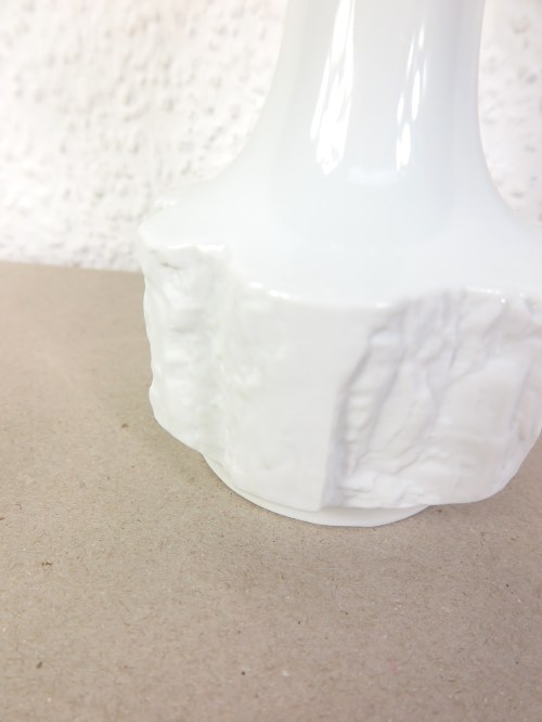 Bild 3 von 70er Bisquitporzellan Vase Bareuther Waldsassen weiß