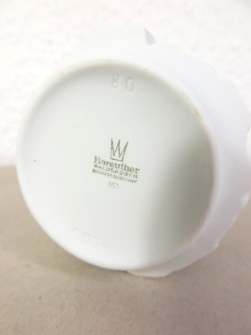Bild 4 von 70er Bisquitporzellan Vase Bareuther Waldsassen weiß