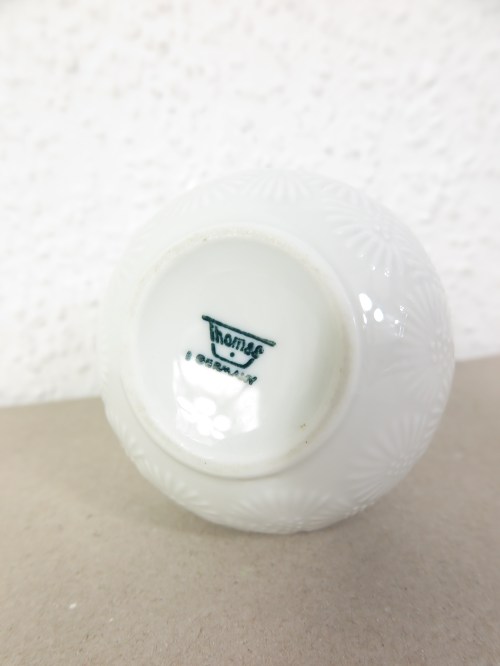 Bild 4 von 80er kleine Porzellan Vase Thomas, weiß,
