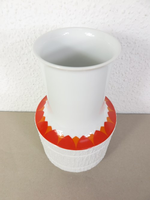 Bild 2 von 70er Vase Orange, Thomas Porzellan