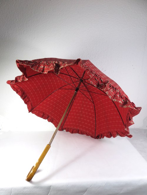 Bild 2 von 70er Sonnenschirm, Regenschirm, Baumwollschirm