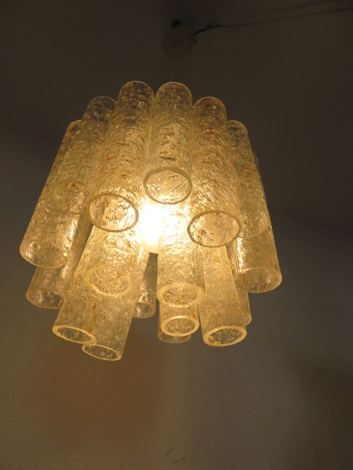 Bild 7 von 70er Doria Lampe, Röhren Lampe, Glaszylinder Lampe