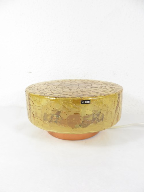 Bild 2 von 70er Deckenlampe, Wandlampe Rauchglas