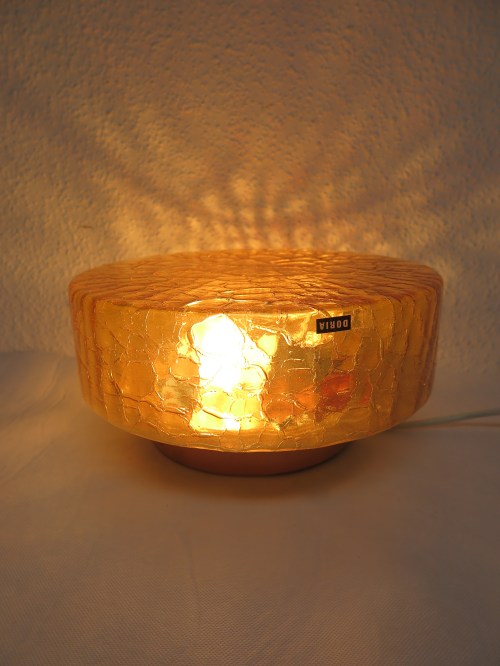 Bild 5 von 70er Deckenlampe, Wandlampe Rauchglas
