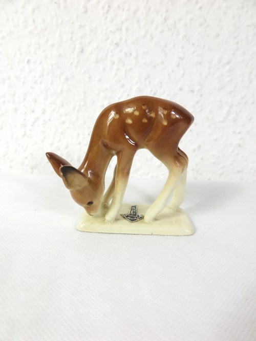 50er Cortendorf Keramik, Reh, Rehkitz, Bambi