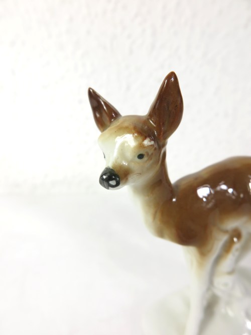 Bild 4 von 50er Reh Figur, Porzellan Figur