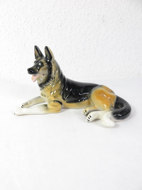 Bild 3 von 50er Keramikfigur, Schäferhund