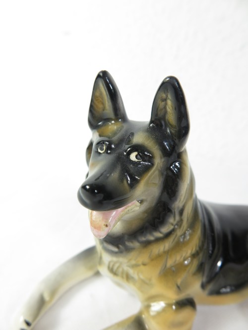 Bild 5 von 50er Keramikfigur, Schäferhund