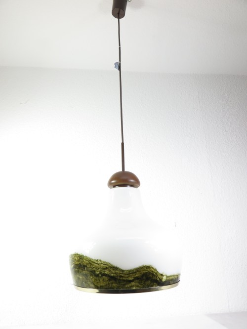 Bild 2 von 70er Muranoglas Doria Lampe, Deckenlampe