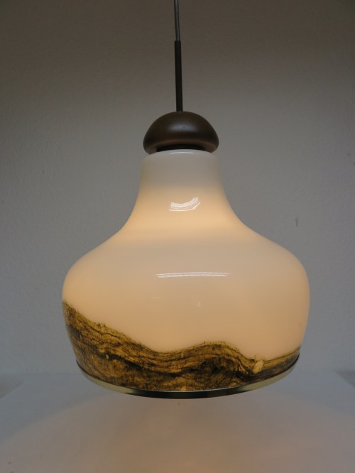 Bild 6 von 70er Muranoglas Doria Lampe, Deckenlampe