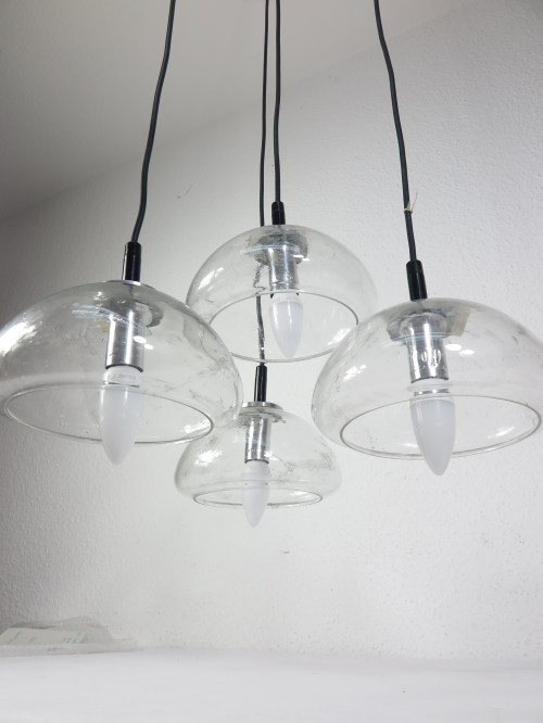 Bild 1 von 70er Pendelleuchte, kaskaden Lampe, Doria Lampe