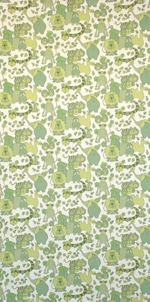 Wallpaper Zoo-Grün