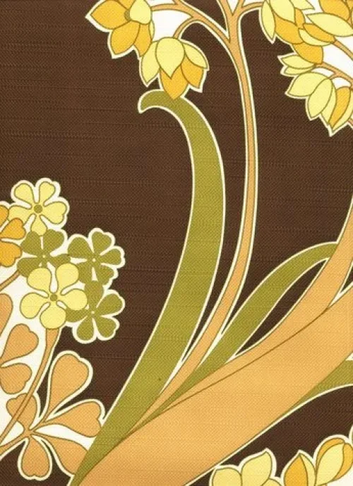 Bild 2 von Tapete Magnolia Braun