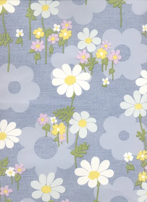 Bild 2 von Tapete Vinyl Prilblume Blau